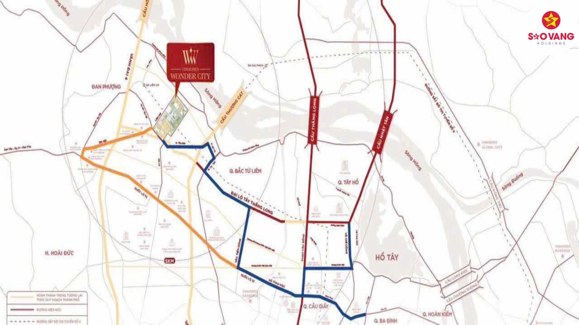 Vị trí dự án Vinhomes Đan Phượng- Thông tin chính thức từ chủ đầu tư