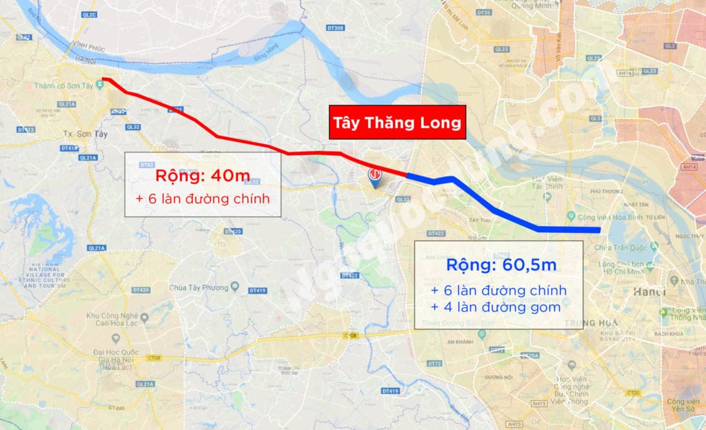 Hạ tầng giao thông Đan Phượng năm 2025 4 Thong-tin-tuyen-duong-Tay-Thang-Long-1024x624-min