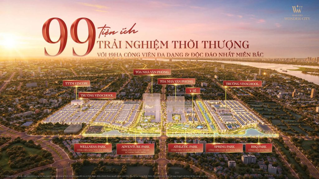 Giải mã sức hút Vinhomes Đan Phượng: Bí ẩn sau “cơn sốt” bất động sản phía Tây Hà Nội 4 99 tiện ích tại Vinhomes Đan Phượng Hà Nội