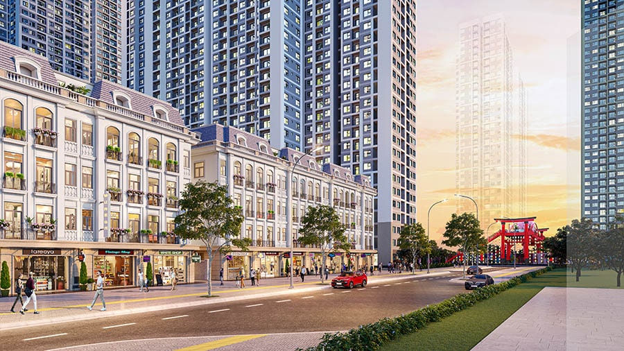 Vinhomes Boutique Collection – Mô Hình Thương Mại Dịch Vụ Siêu Hiếm 4 Shophouse Vinhomes Boutique Collection tại Vinhomes Giảng Võ