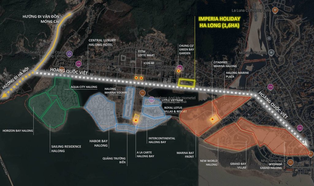 Vị Trí Imperia Holiday Hạ Long: Đánh Giá Chi Tiết Lợi Thế Đầu Tư 3 Vị trí dự án Imperia Holiday Hạ Long