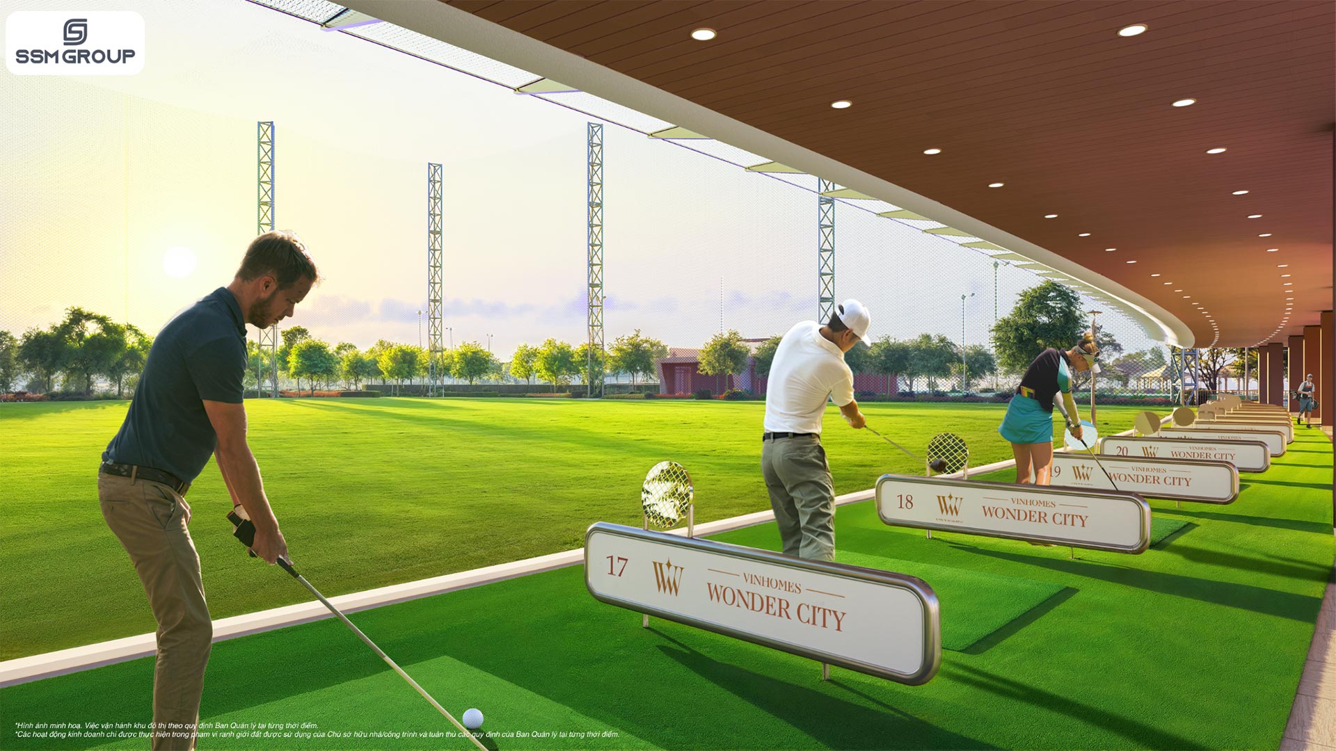 Tổ hợp sân tập Golf hơn 4.000m2 Tổ hợp sân tập Golf hơn 4.000m2