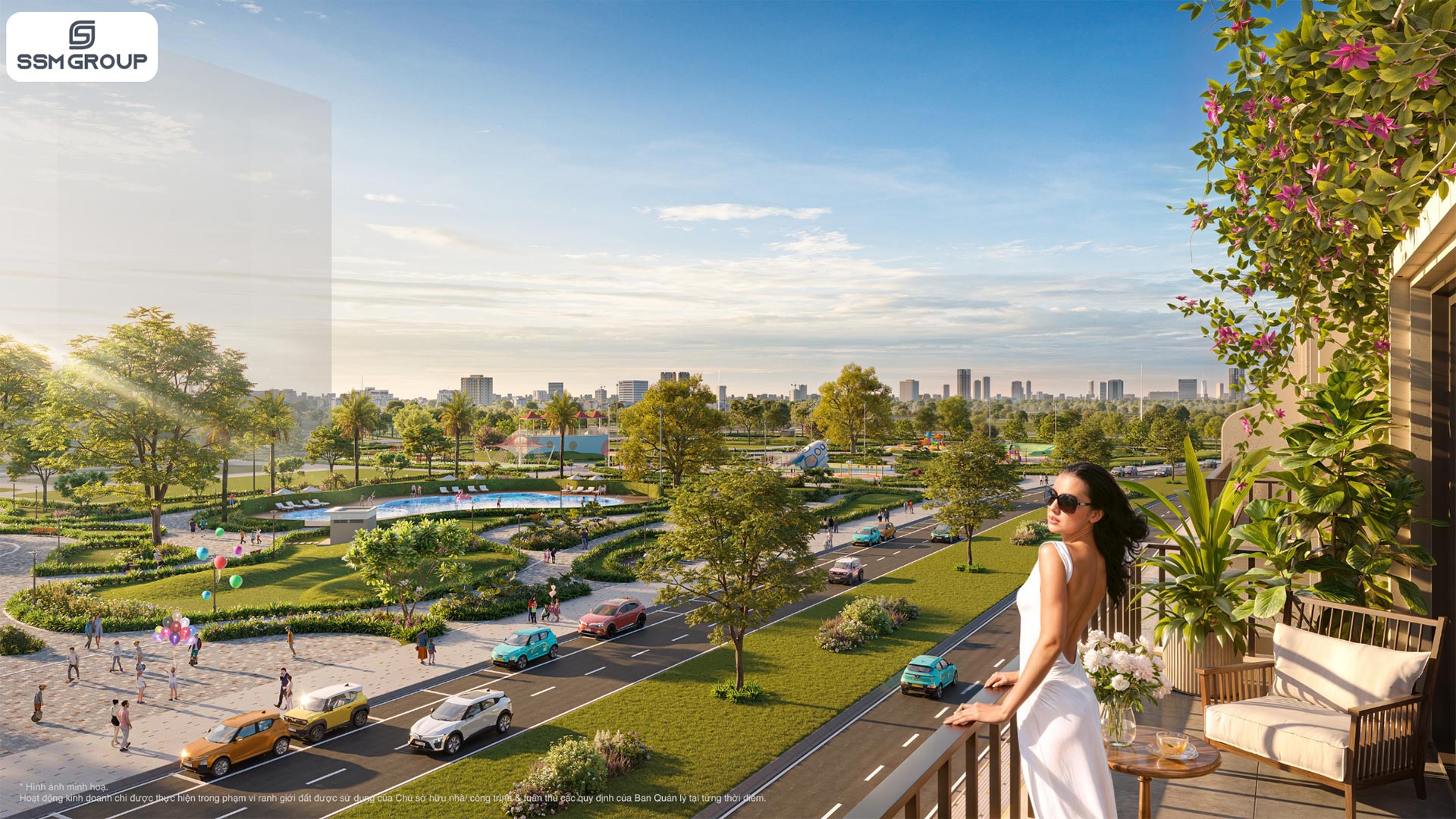 Từ ban công căn hộ tại Vinhomes Đan Phượng, cư dân có thể phóng tầm nhìn ra trục đại lộ nội khu rộng thoáng, công viên cây xanh, hồ nước và hệ tiện ích ngoài trời được quy hoạch đồng bộ, tạo nên không gian sống mở, trong lành tại khu đô thị Vinhomes Wonder City. Từ ban công căn hộ tại Vinhomes Đan Phượng, cư dân có thể phóng tầm nhìn ra trục đại lộ nội khu rộng thoáng, công viên cây xanh, hồ nước và hệ tiện ích ngoài trời được quy hoạch đồng bộ, tạo nên không gian sống mở, trong lành tại khu đô thị Vinhomes Wonder City.