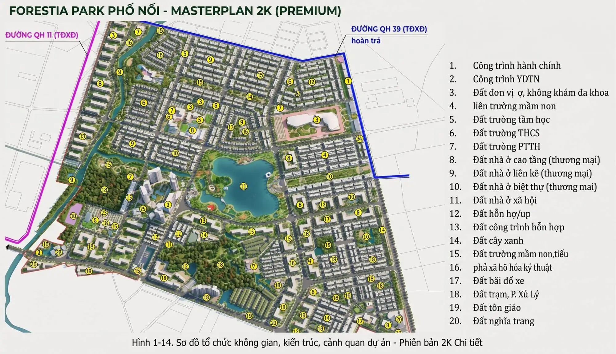 Chi tiết quy hoạch dự án Forestia Park